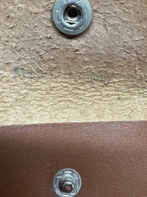Helios Leather Case for Caliper, 8" Long Vintage!