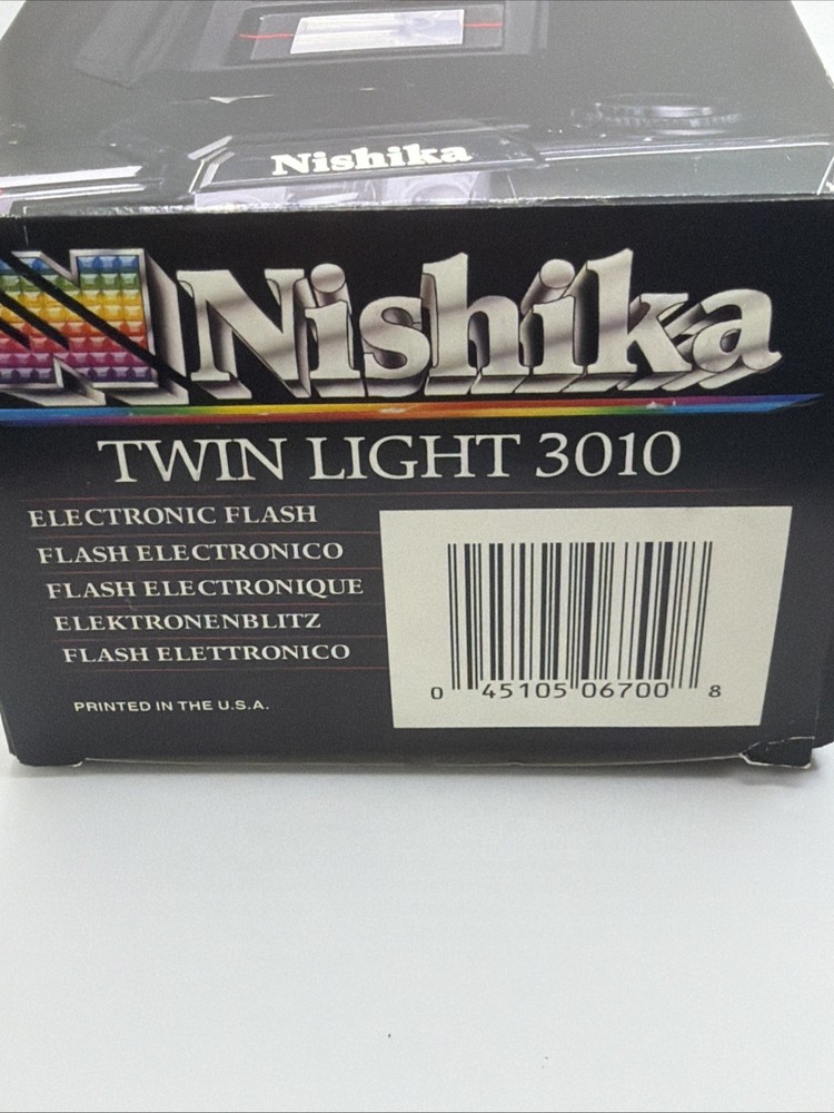 Nishika Twin Light 3010 Variable Angle Electronic Flash