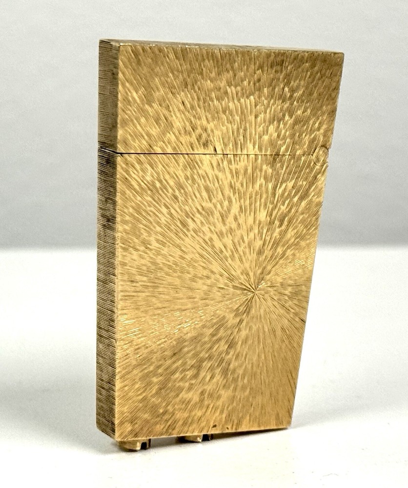 Vintage Solid 14k Solid Gold 31.2 Lighter Minimal Art Deco MCM As Is