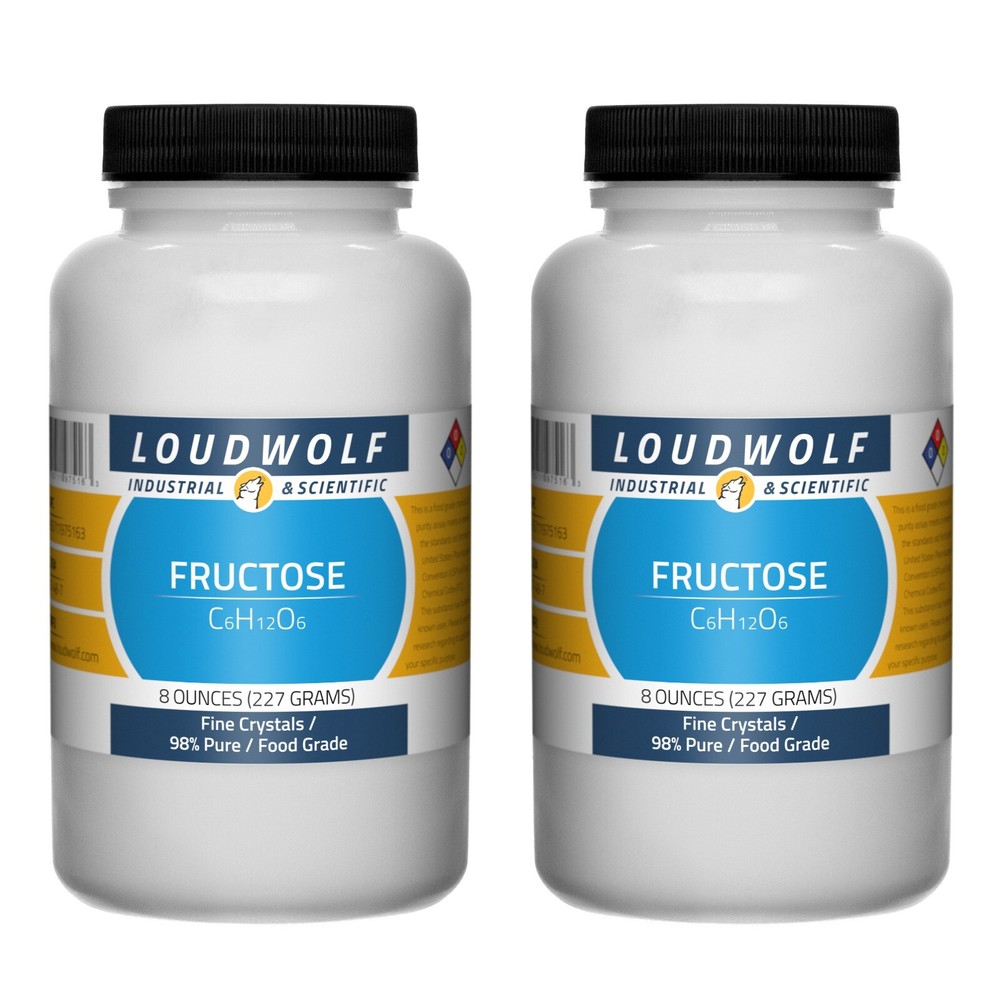 Fructose, 1lb, Food Grade, Sturdy Bottles, SHIPS SAME DAY