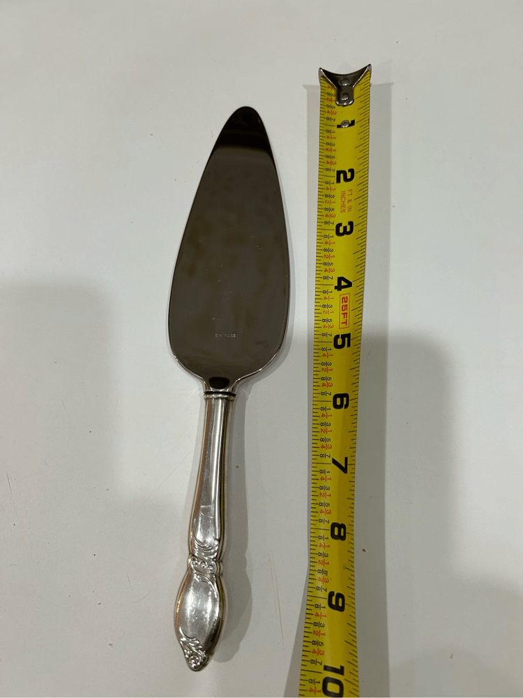 Mid Century Modern Stainless Wedding Pie/Cake Knife/Server Approximately 11”.