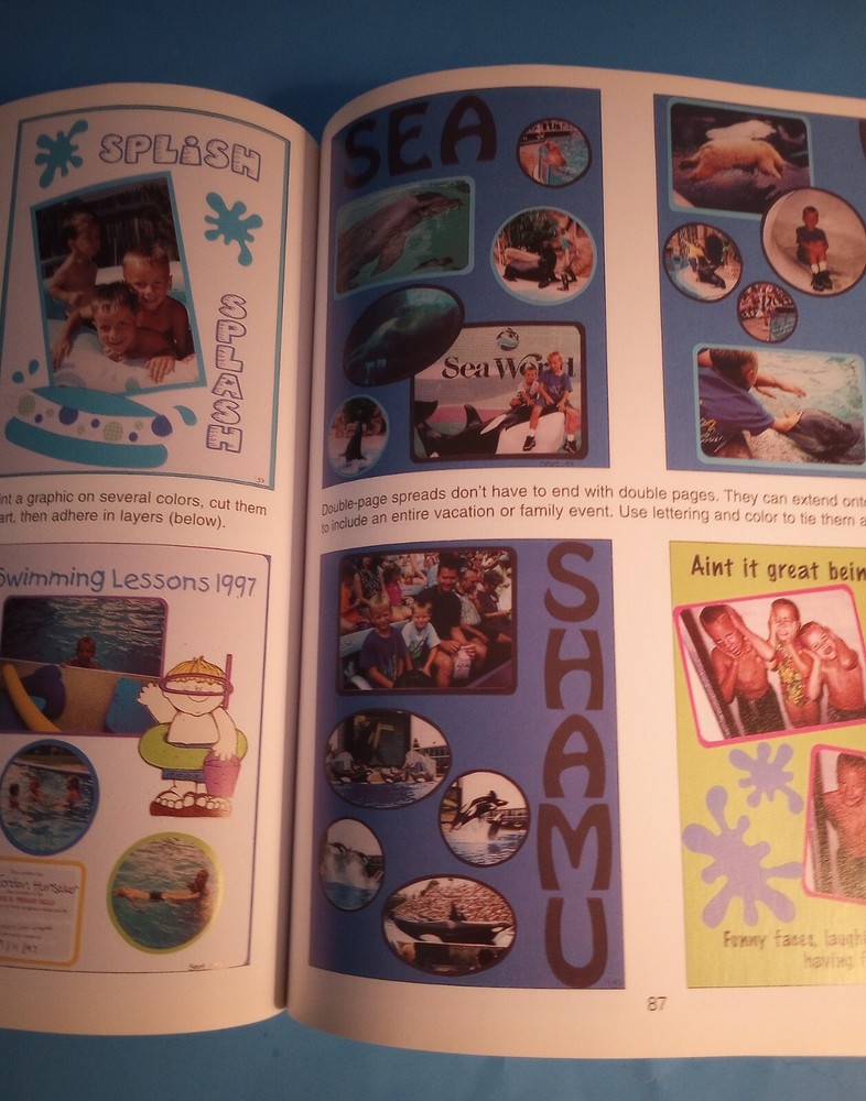 " 515 Scrapbooking Ideas" Paperback Craft Book