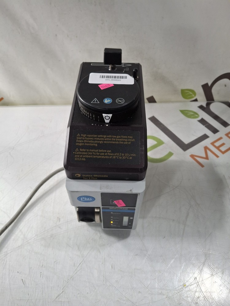Datex-Ohmeda Tec 6 Plus Desflurane Vaporizer