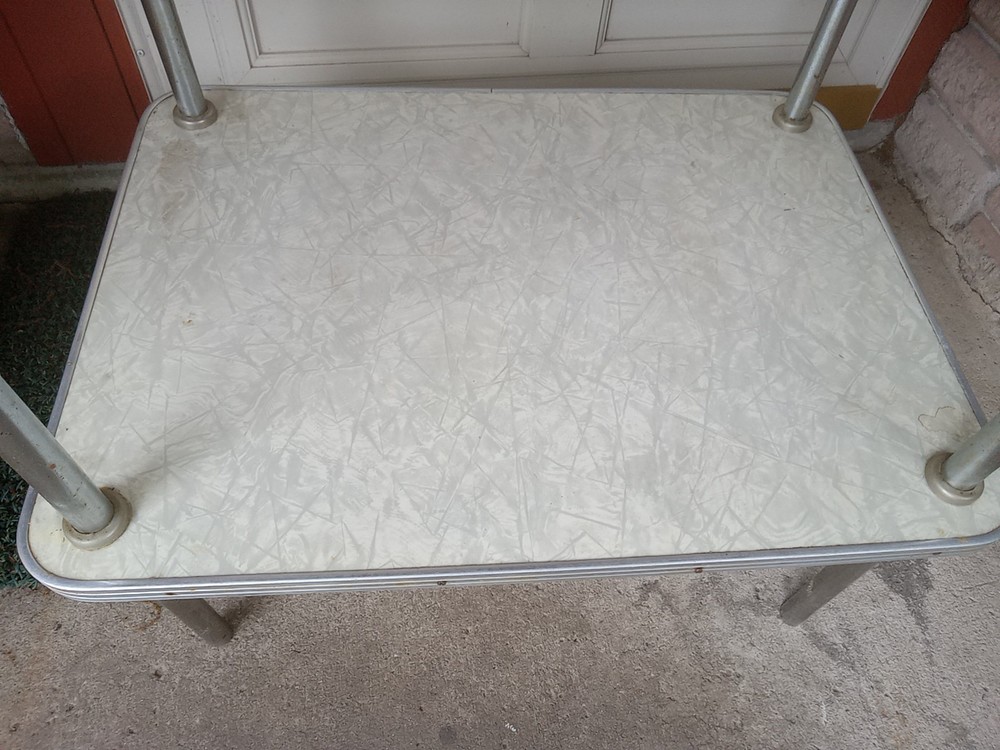 Formica Drop Leaf Cart. Vintage
