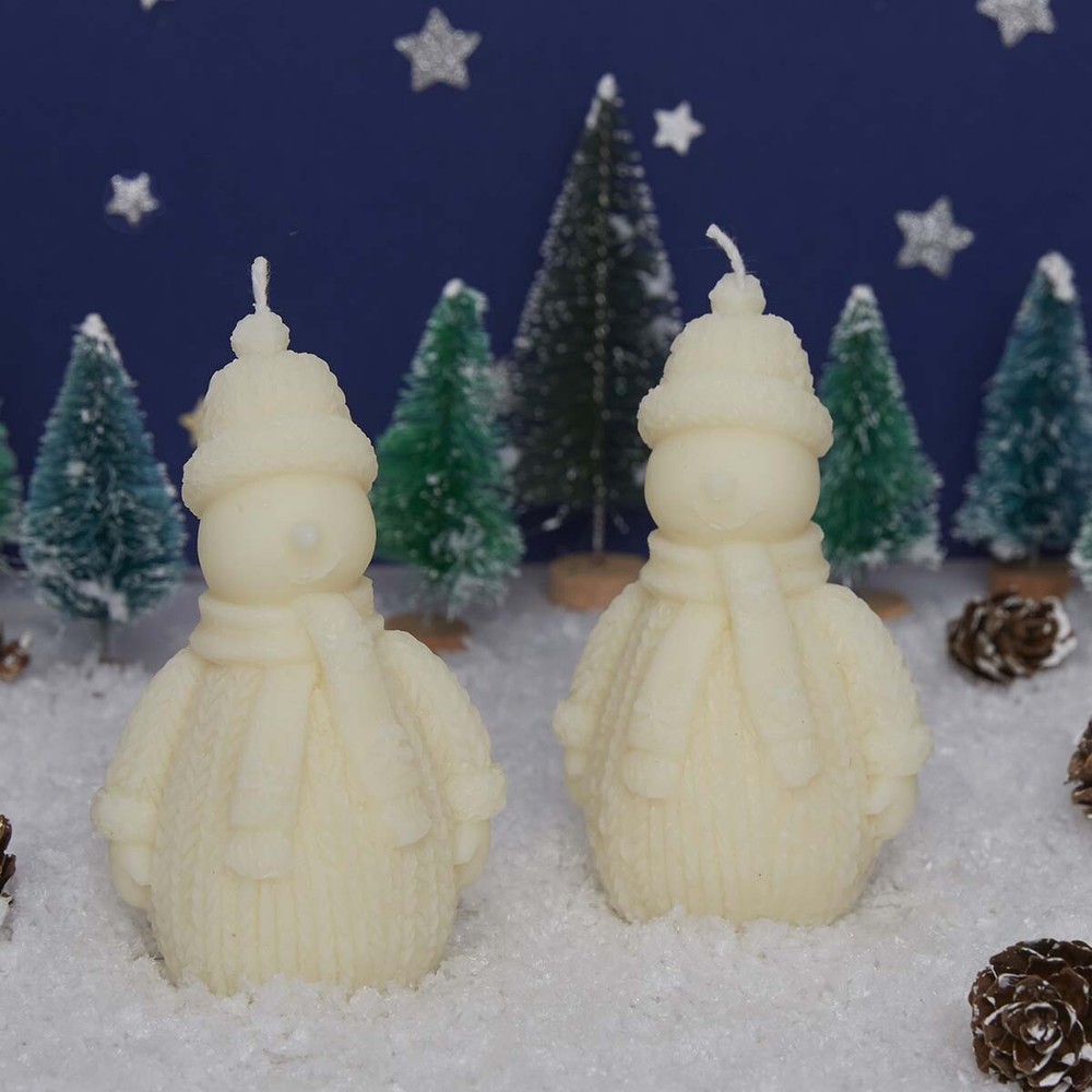 Simply MAKE Snowman Candle Making Craft Kit