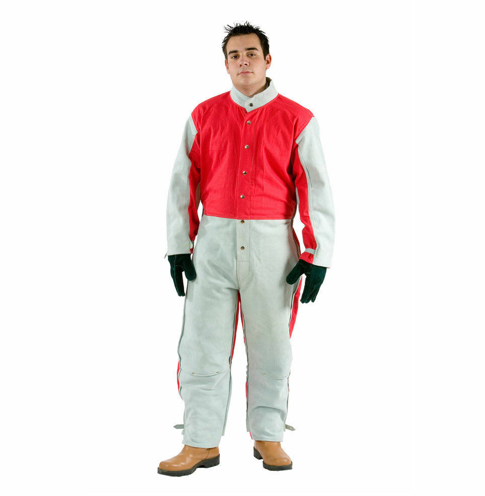 HEAVY DUTY LEATHER BLAST SUIT SMALL - 3XLARGE  SANDBLAST SANDBLASTING