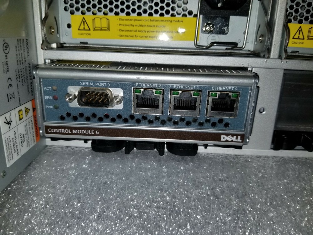 Dell EqualLogic PS5500E SAN Disk Array w/ 2x Type 6 Controllers, 3x PSU