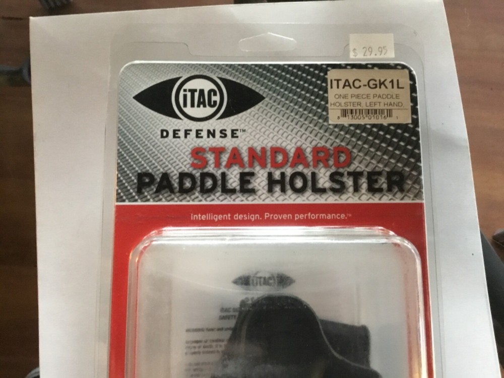 ITac paddle holster any  Glock 9/40 caliber left hand