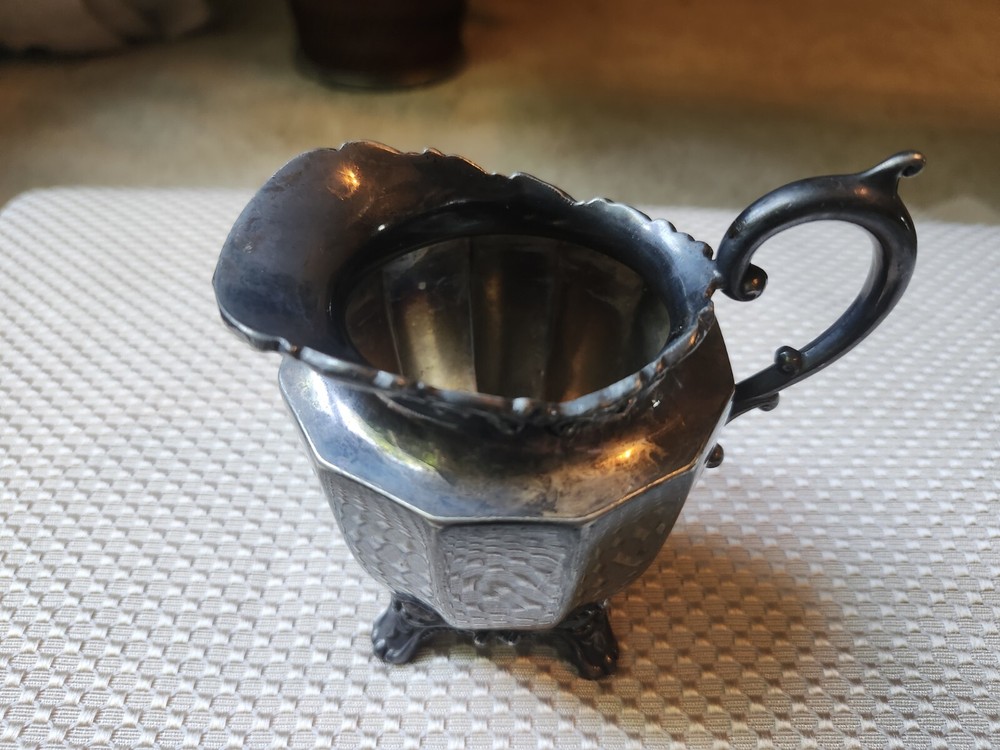 Vintage MS BENEDICT Quadruple Plate 509 Pitcher 4 5/8"