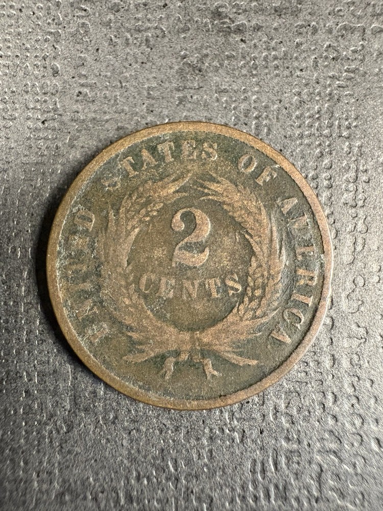 1868 Two Cent Piece
