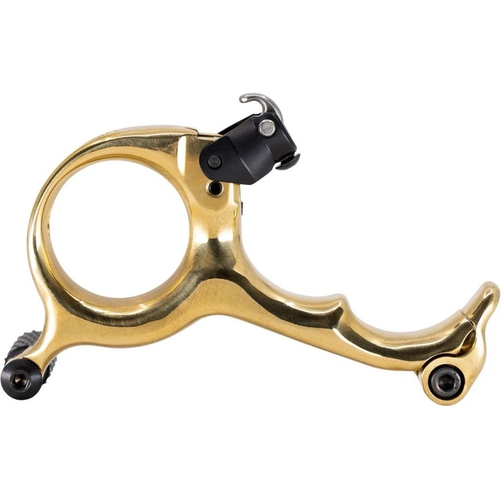B3 Archery Tanjent Hinge Style Bow Release - Micro Adjust Sear Brass Bowhunter