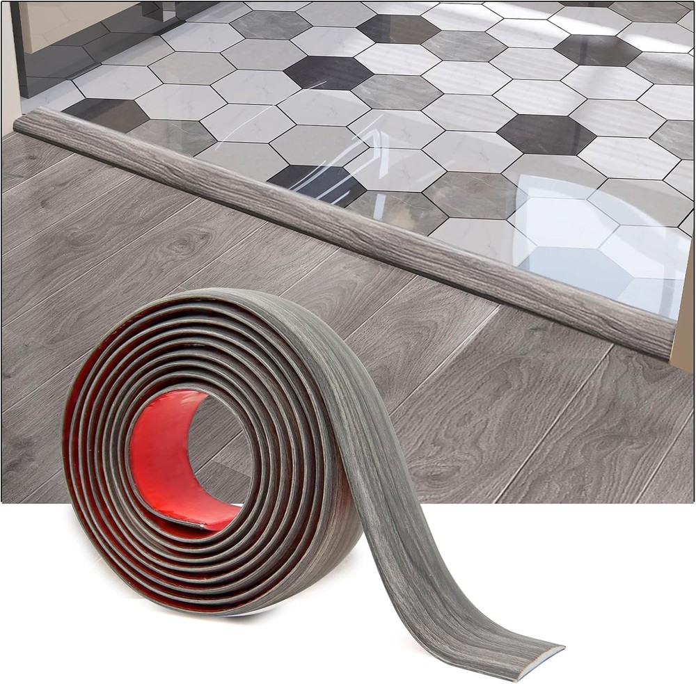 Versatile 4FT Self-Adhesive Floor Transition Strip for Seamless Gap Coverage