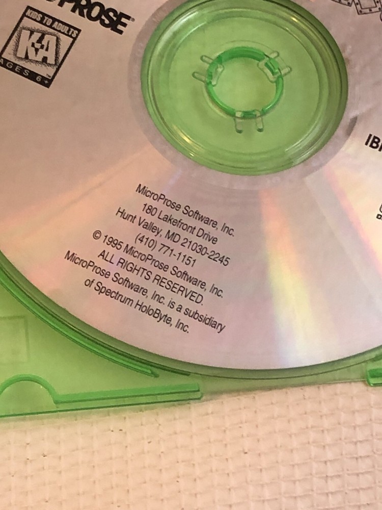 This Means War! PC CDROM 1995 Dos 3.1 IBM Compatibles Micro Prose Game Disc Only