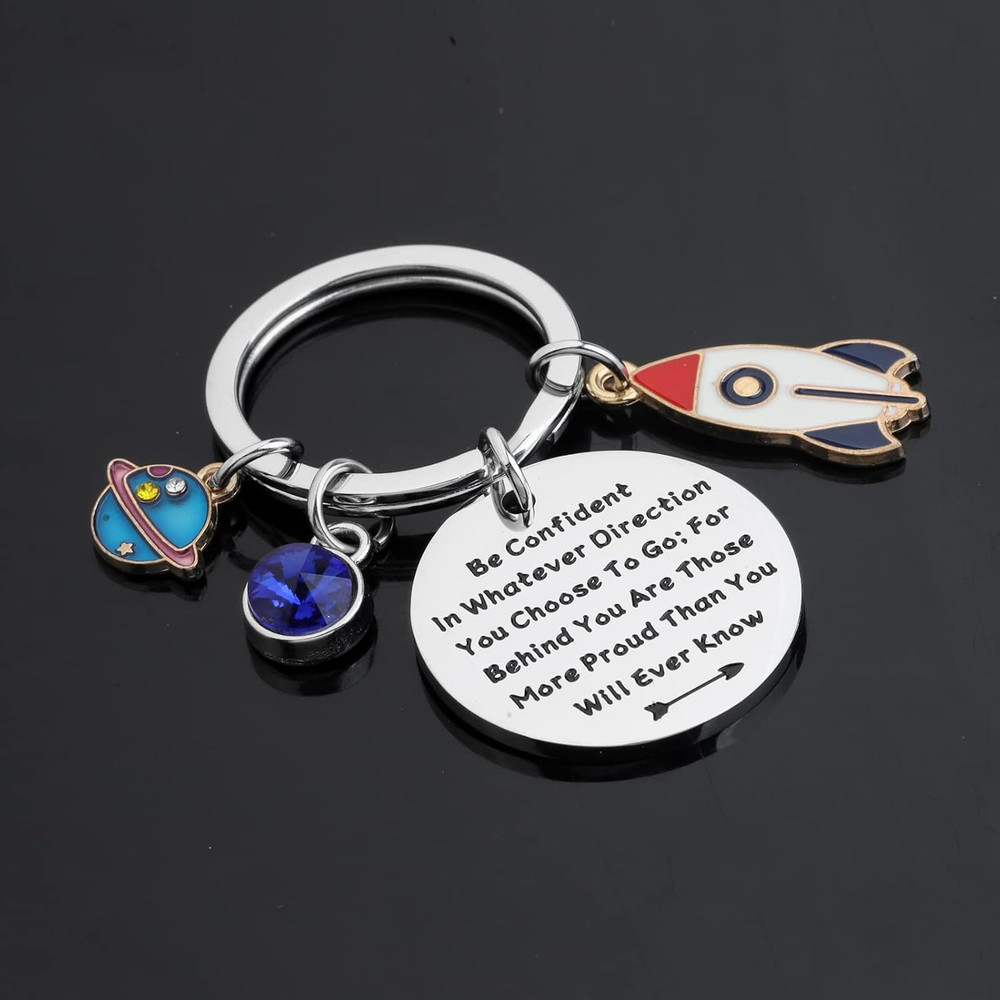 Rocket Ship Keychain Astronaut Gift Future Astronaut Gift