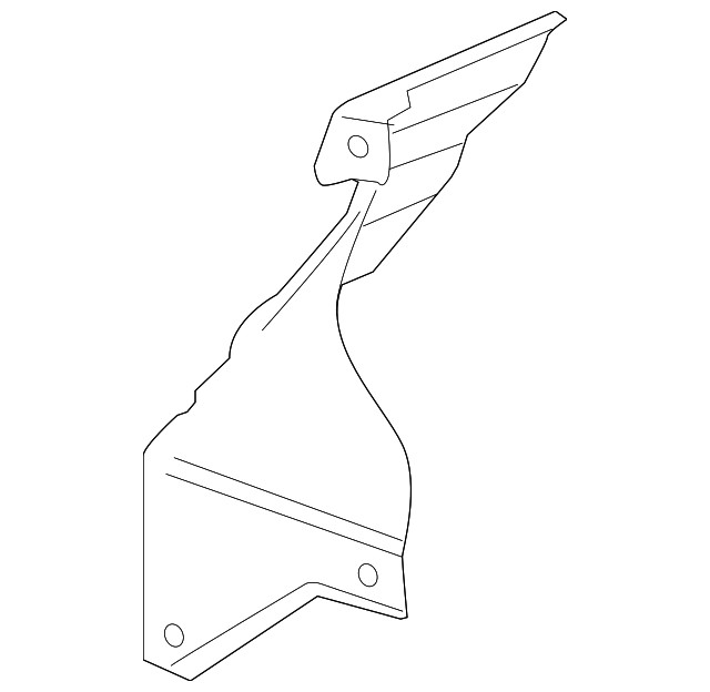 Genuine GM Driver Side Headlamp Bracket 84126205