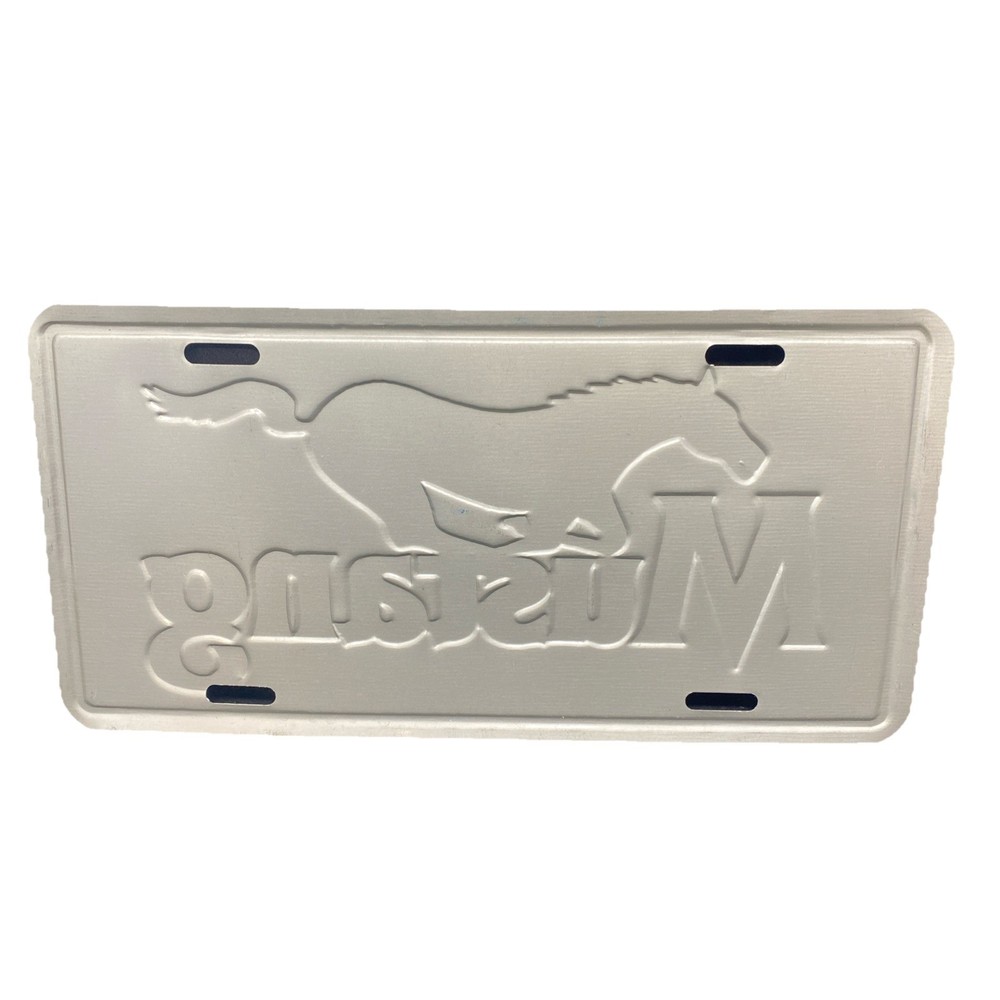 Vintage Mustang License Plate