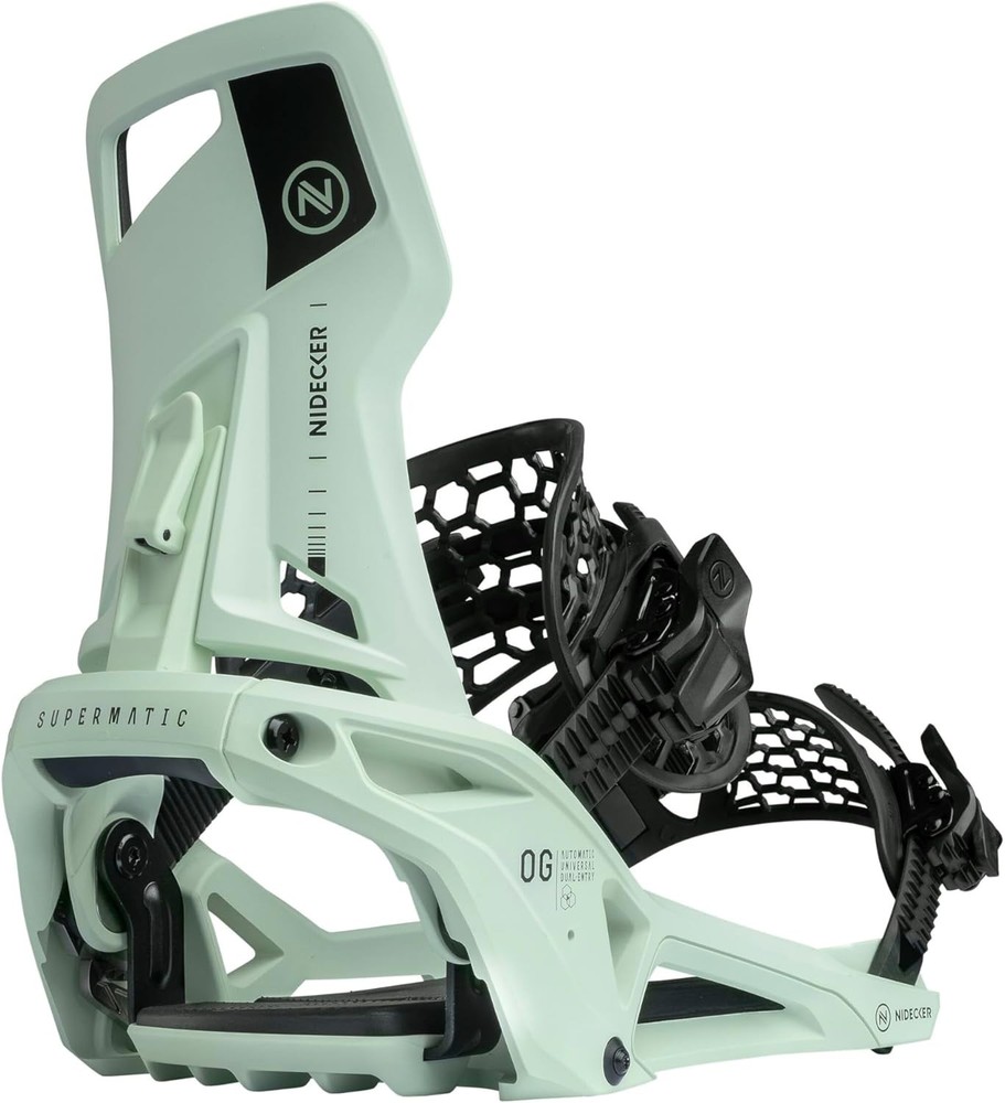 Nidecker OG Supermatic Snowboard Bindings - Adult - 2026 - Medium / Mint