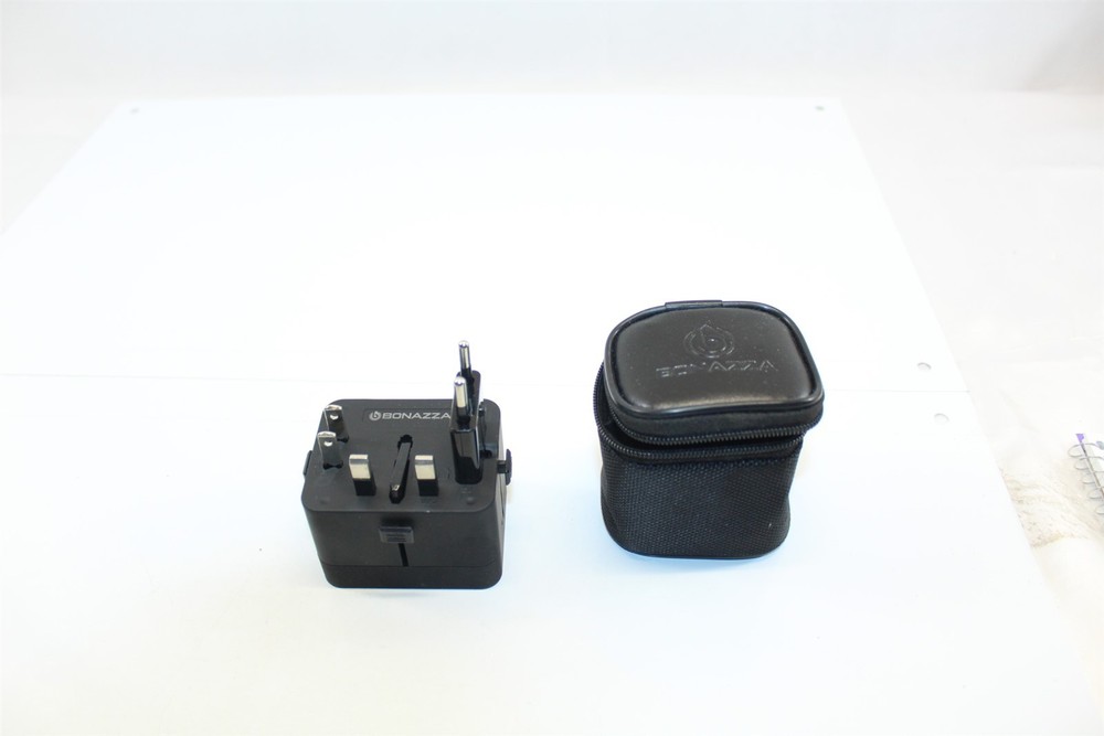 Power Adapter Travel Kit Multi Use With Soft Case & Instructions