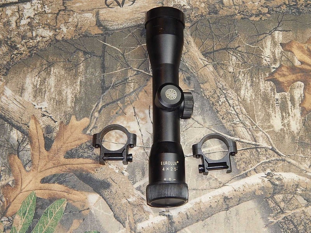 Eurolux 4x25 Fixed Power Rifle Scope for SKS