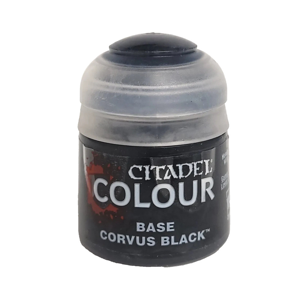 Games Workshop Paint Base Corvus Black 12ml