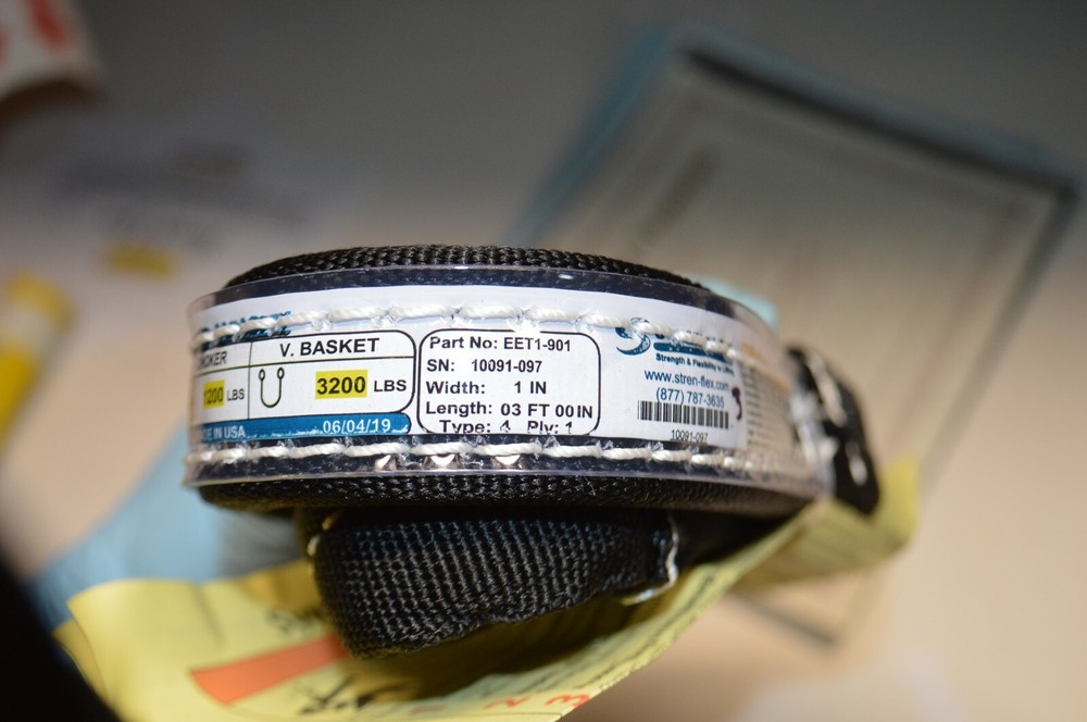 Stren Flex WEB SLINGS TYPE 4 (HEAVY DUTY), Model EET1-901