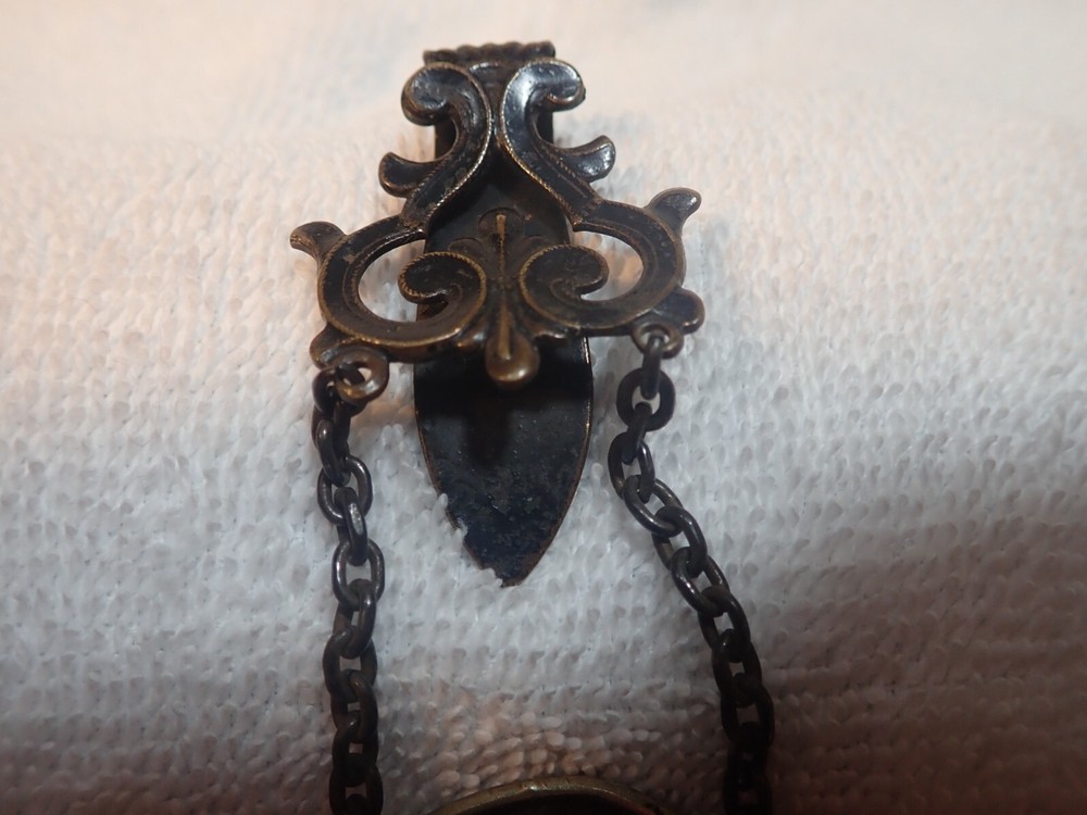 1890'S BEAUTIFUL SILVER CHATELAINE CASE WITH BELT HOOK GREAT REPOUSSE!