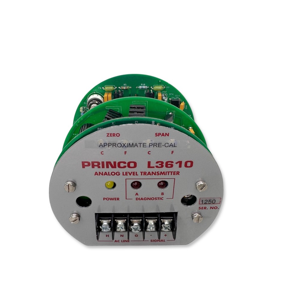 Princo L3610 Analog Level Transmitter - Null-Kote RF Capacitance Controller