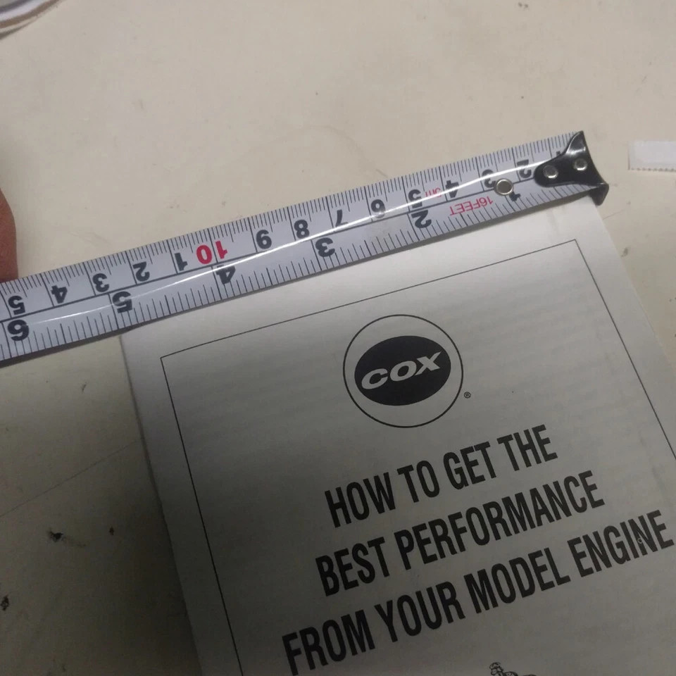 Cox Engine Performance Guide manual Excellent New Condition from old stock.