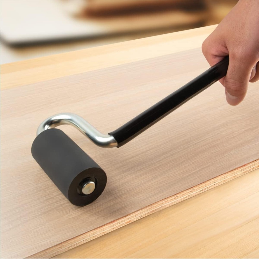 POWERTEC 71802 Long Straight Handle J-Roller and Curved Handle J-Roller