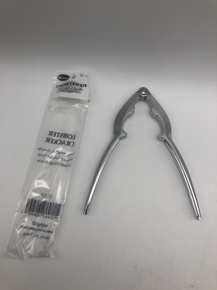 Winco Winware LC-03 Durable Notched Gripper Teeth Lobster and Nut Cracker New