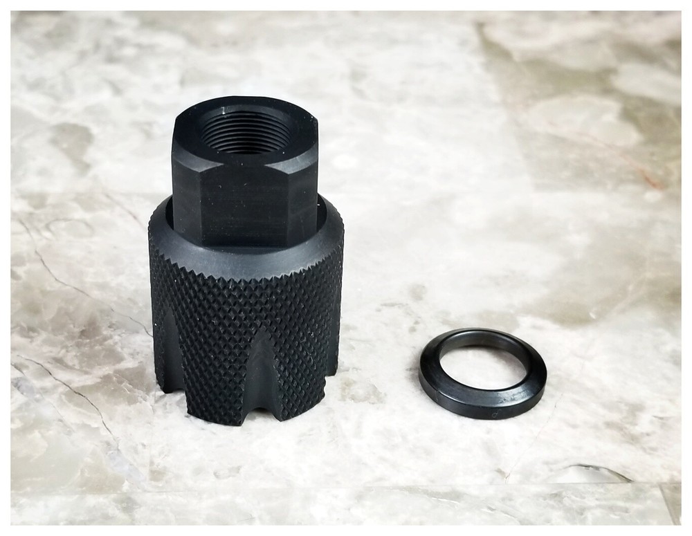 Steel Compact Low Concussion 1/2x28 Muzzle Brake Compensator NEW !!