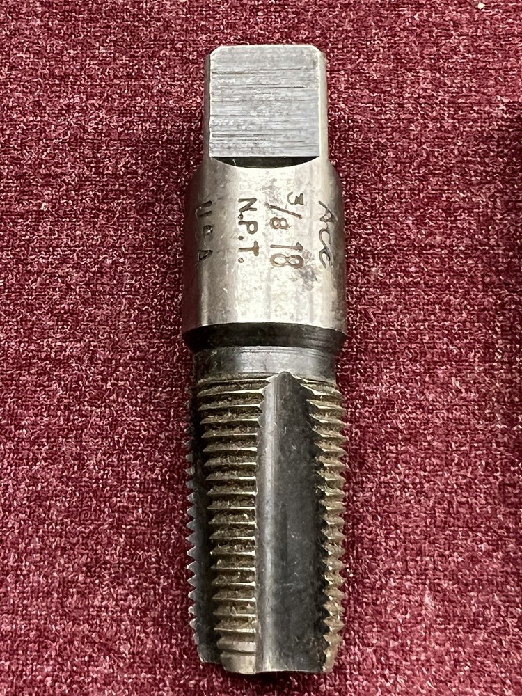 3/8" 18 NPT-HS PIPE TAP - 3 TOTAL