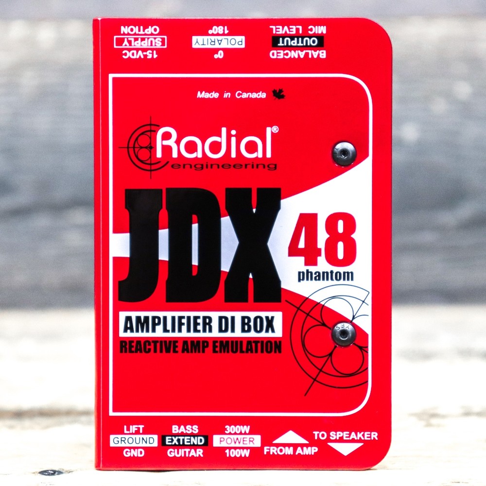 Radial Engineering JDX 48 Guitar Amplifier Direct Box / Reactive Amp Emulation