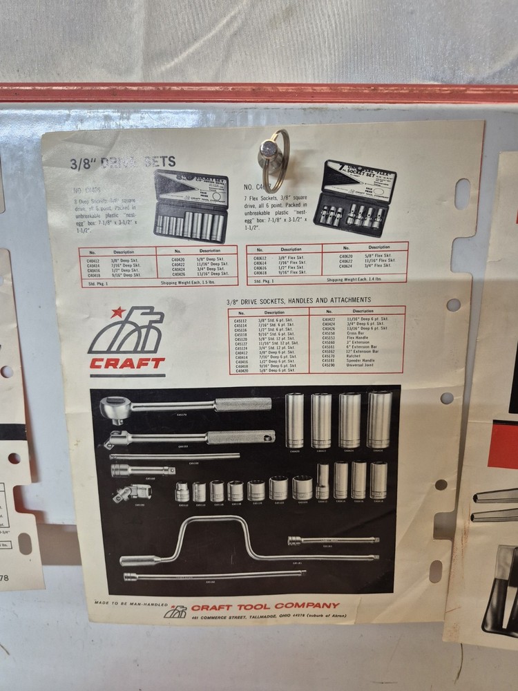 Craft Tool Company Catalog Inserts
