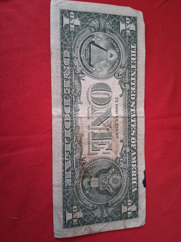 Star Note with Ink Error F 05468772 *