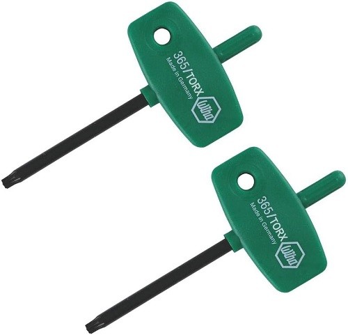 Wiha 36500 Torx Driver Wing Handle T10 - 2 Pack
