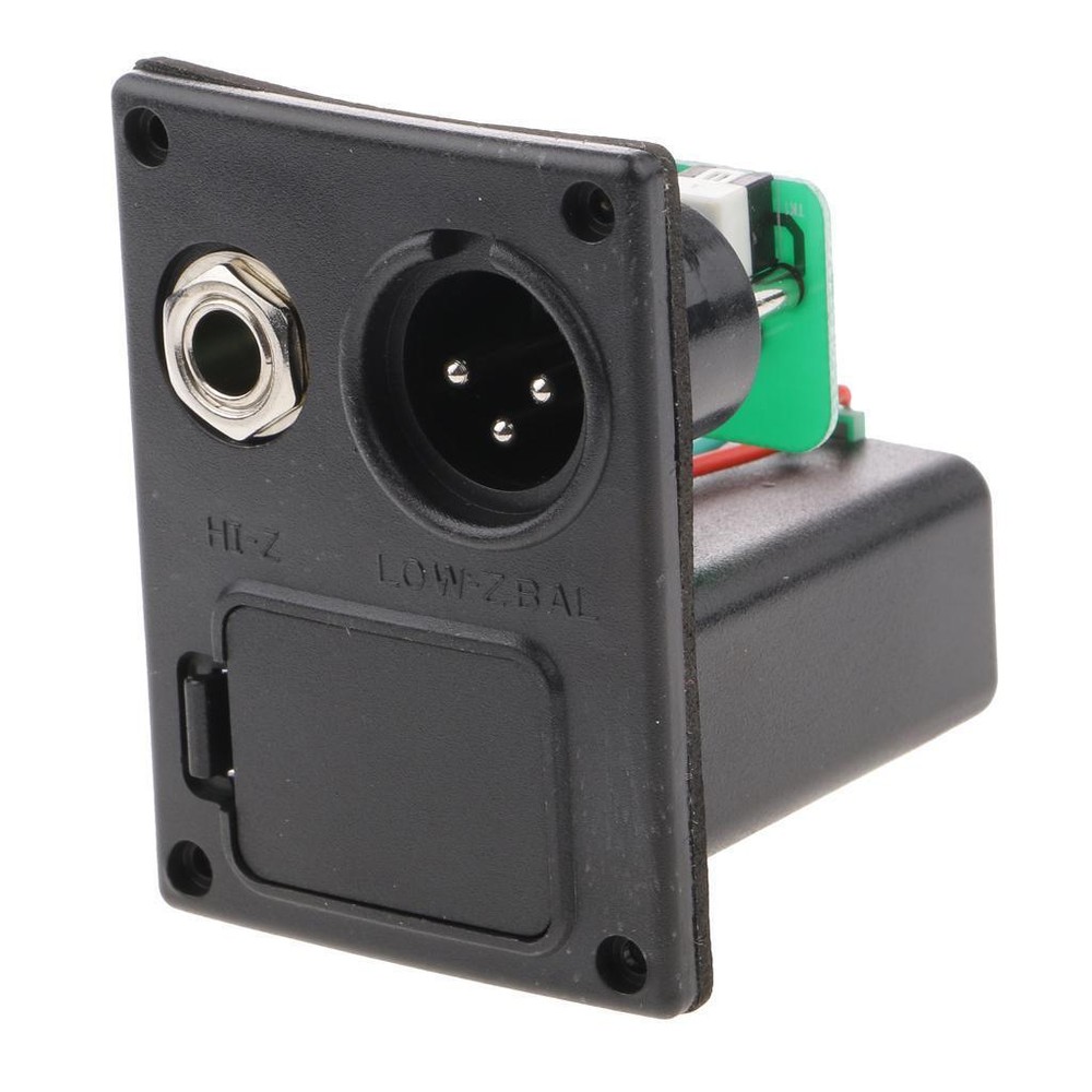 EQ Pickup Battery Box Case w/ Circuit Black