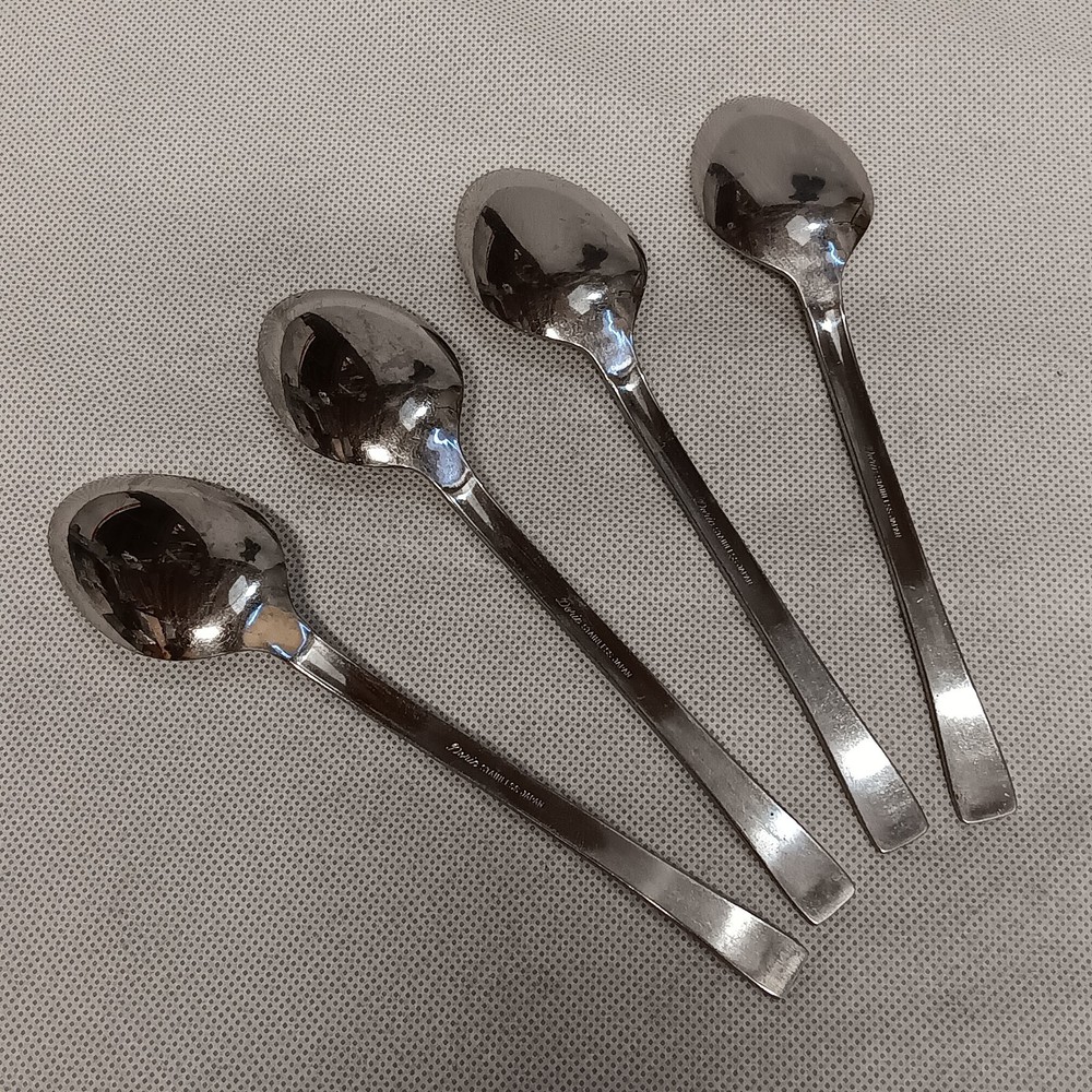Doric Soup Spoons 4 Stainless Steel 7.5"