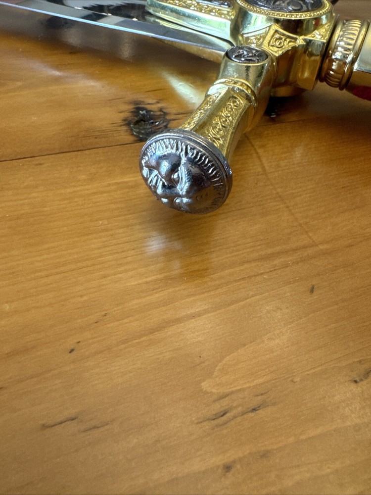 Masonic Sword, Gold Finished