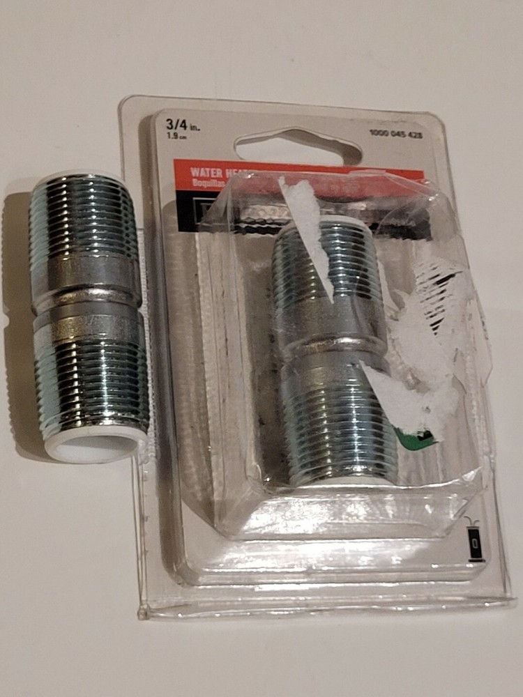 Everbilt 3/4" Universal Dielectric Water Heater Nipples.. New!!