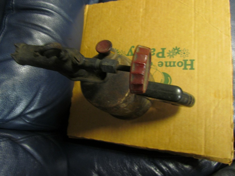 Vintage Antique Turner Brass Soder Torch Gas Blow Torch (4)