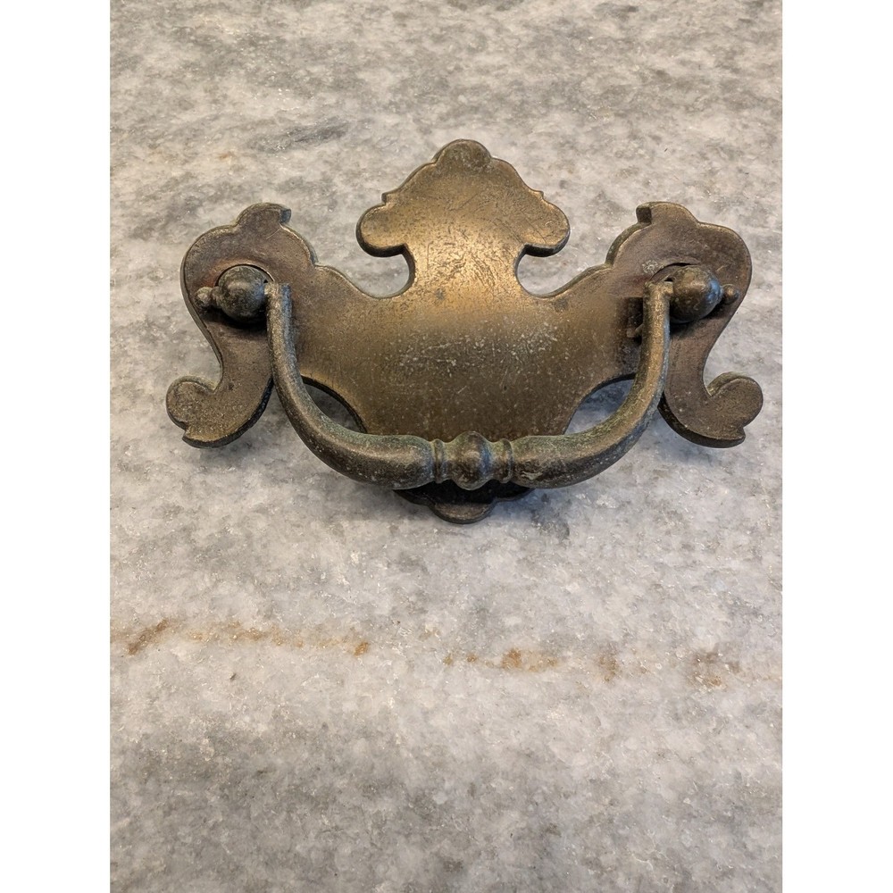 4in Brass Handle Bail Drawer Pull - Ethan Allen - VTG - A6154DC