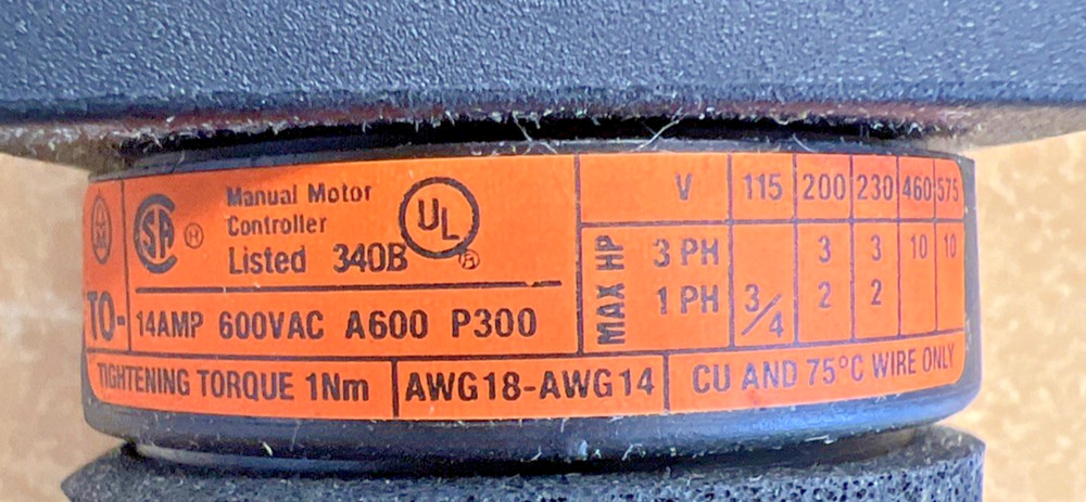 Moeller T0-3-6823-65/E Selector Switch *New no Box*