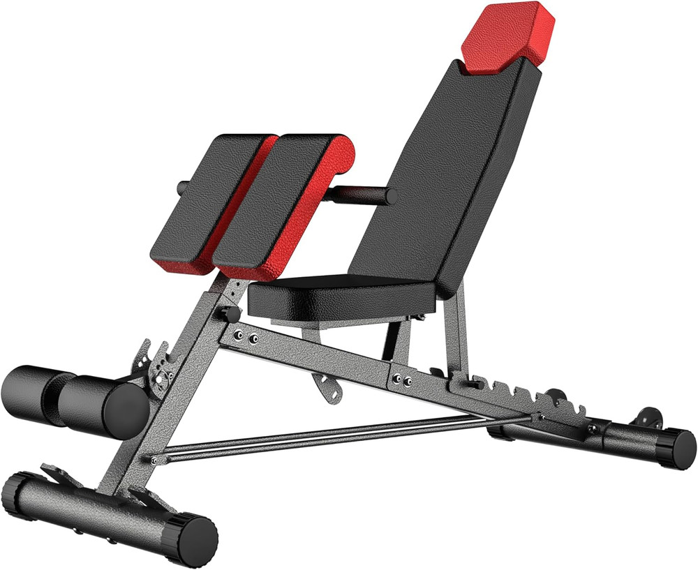 Versatile FID Weight Bench for Comprehensive Body Workouts and Extensions