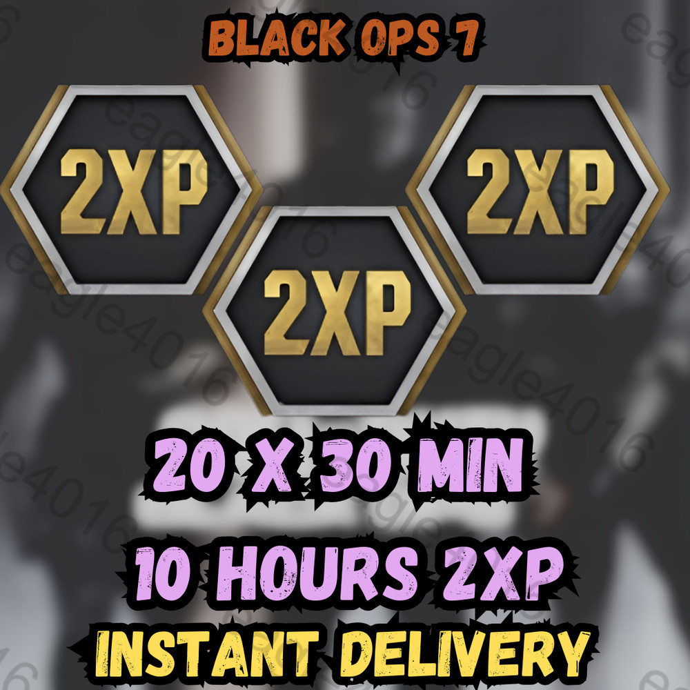 Black Ops 7  10 HOURS [30 min x 20] 2XP Black Ops 7 BO7 2XP
