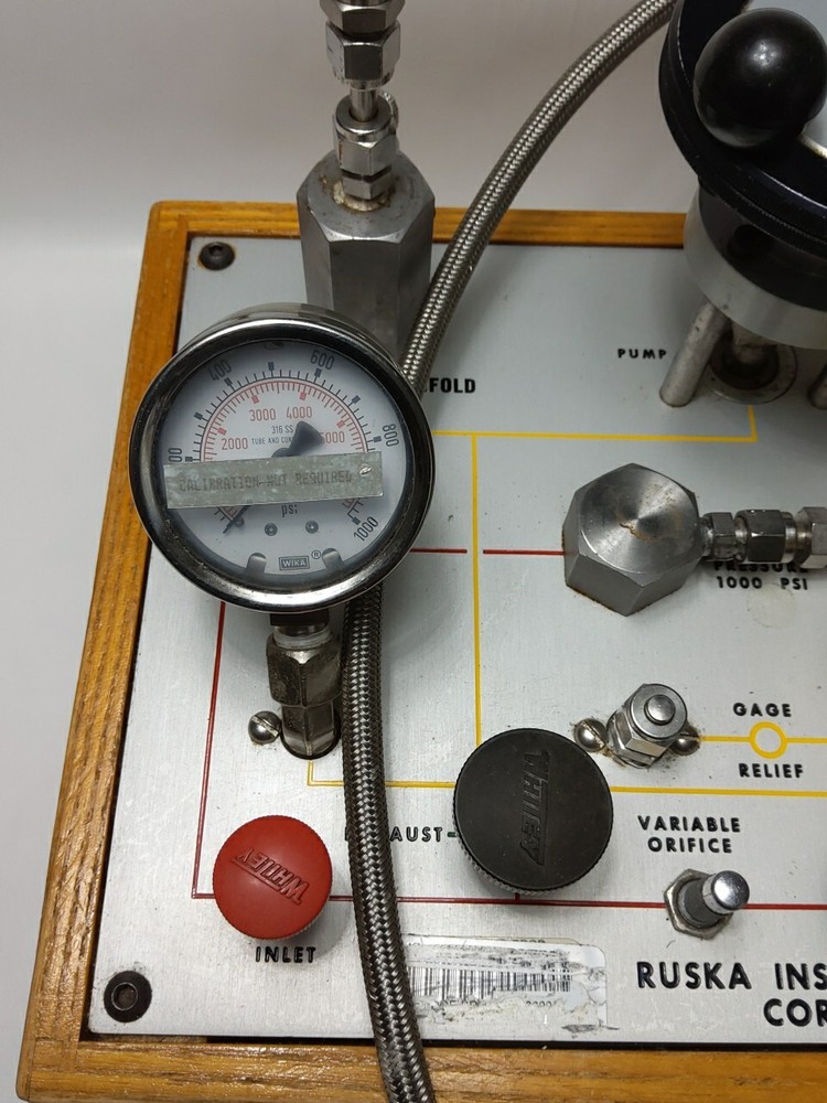 RUSKA PRESSURE CONTROL 2461-800 (USED NOT TESTED)