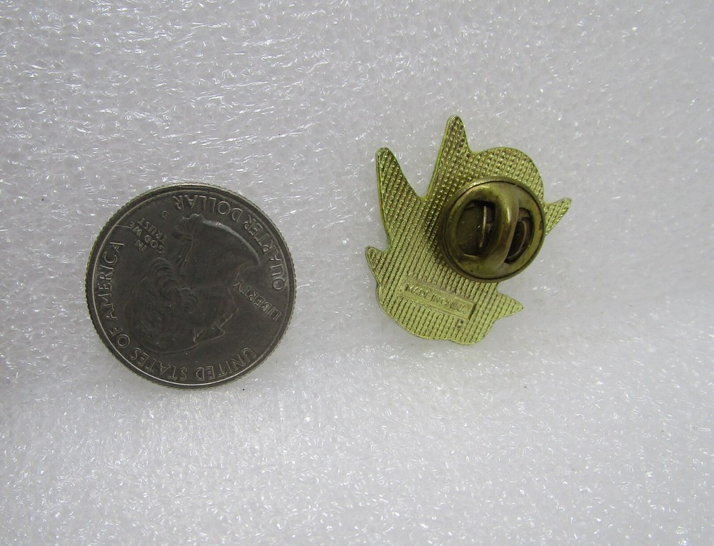 Green & White Snake Pin