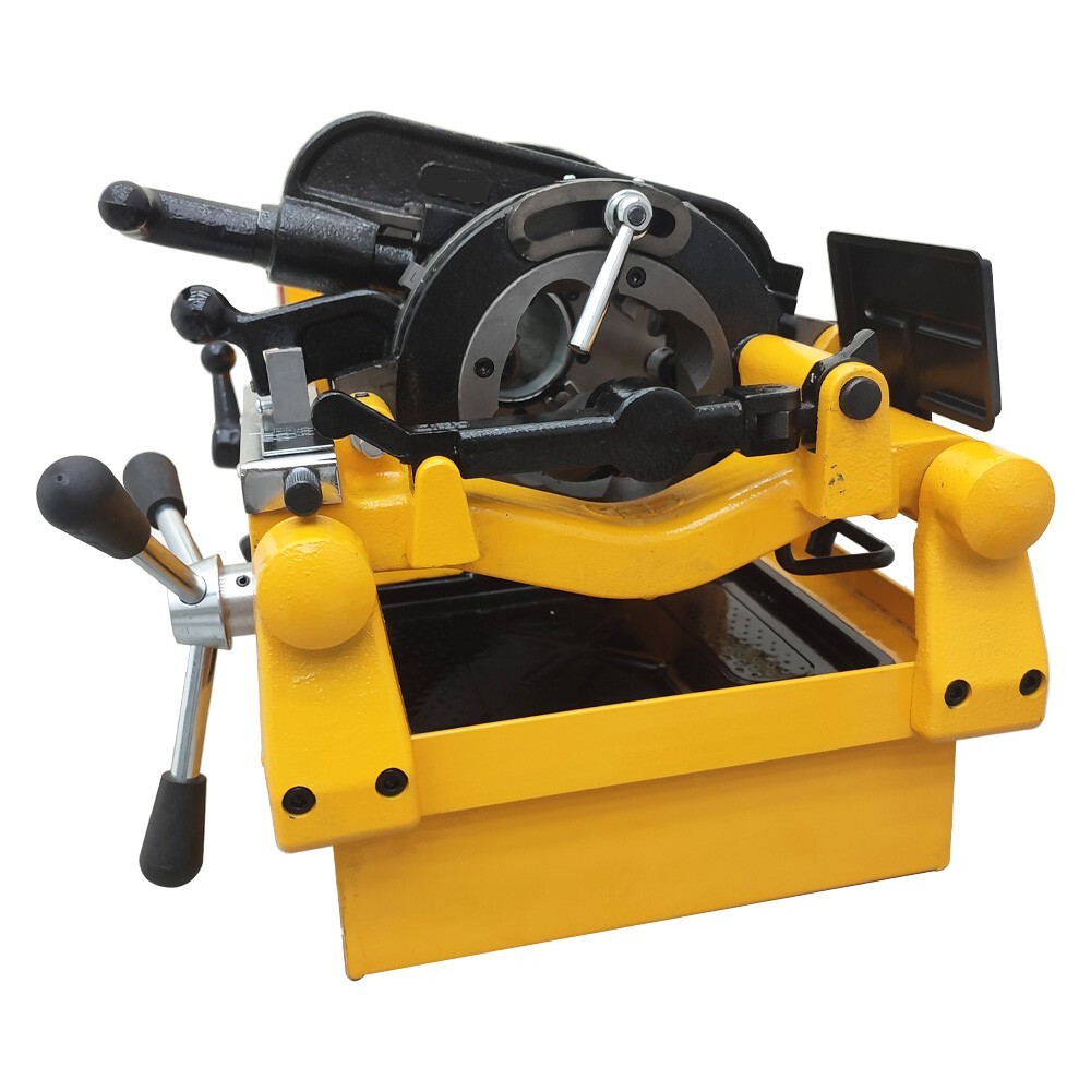Electric Threading Cutter Pipe Cutting Threader Machine 1/2"-3" w/NPT/BSPT Dies
