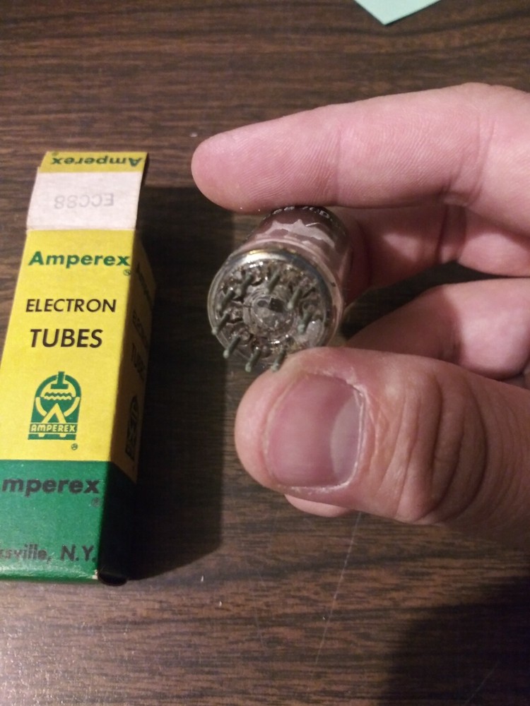 Amperex Electronic Tube Type 6DJ8 / ECC88 - NOS - Tested