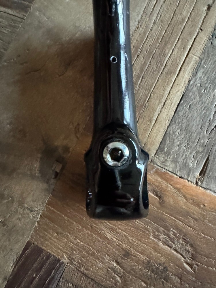 Vintage Bicycle Stem. Black. 22.2 - 26.2mm
